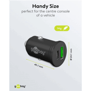 Goobay Dual-USB Car Fast Charger USB-C PD (Power Delivery), 45 W | 61739 - Image 5