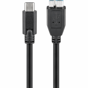 Goobay | Round cable | USB-C to micro-B 3.0 cable | 67995 | micro-B 3.0 | USB-C (male) - Image 2