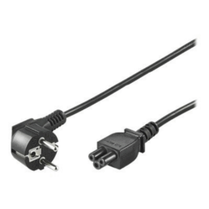 Goobay | Power supply cord (CEE/7/7 to mickey), angled | 68004 | Black - Image 3