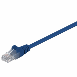 Goobay | CAT 5e patch cable, U/UTP | 68345 | Blue RJ45 male (8P8C) | RJ45 male (8P8C) - Image 2