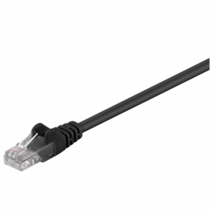 Goobay | CAT 5e patch cable, U/UTP | 68647 | Black - Image 2