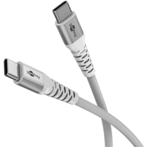 Goobay USB-C Supersoft Textile Cable with Metal Plugs | 70194 - Image 2