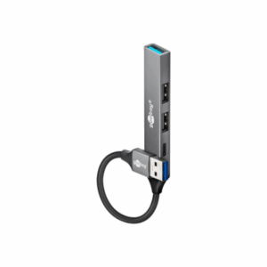 Goobay Slim 4-Port USB Hub, USB-A to USB-C/USB-A, 5 Gbit/s | 74458 - Image 7