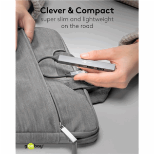 Goobay Slim 5-Port USB Hub, USB-C to USB-C/USB-A, 5 Gbit/s | 74460 - Image 5