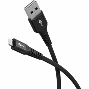 Goobay Lightning USB-A Supersoft Textile Cable with Metal Plugs | 74504 - Image 2