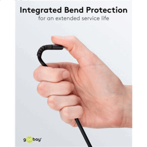 Goobay USB-C to USB-A Supersoft Textile Cable with Metal Plugs | 74526 | USB-C to USB-A - Image 6