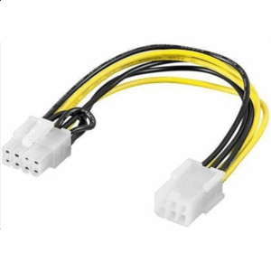 Goobay | Power cable/adapter for PC graphics card; PCI-E/PCI Express; 6-pin to 8-pin - Image 2