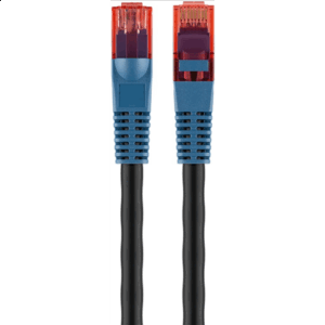 CAT 6 Outdoor-patch cable U/UTP | 94389 | Prewired, unshielded LAN cable with RJ45 plugs for connecting network components; Double-layer polyethylene jacket protects the network cable outdoors and makes it extremely weather-resistant; The outdoor Ethernet cable is ideal for the garden, balcony, camping, building facades and surveillance cameras; High-quality copper-clad aluminium wire (CCA) and gold-plated contacts guarantee an excellent, powerful network connection; Latch protection on the RJ45 connector prevents the latch from snagging or breaking off, helping to provide a reliable internet connection; CAT 6 outdoor cable is suitable for Gigabit Ethernet with speeds of up to 10/100/1000 Mbit/s | Black | 10 m - Image 4