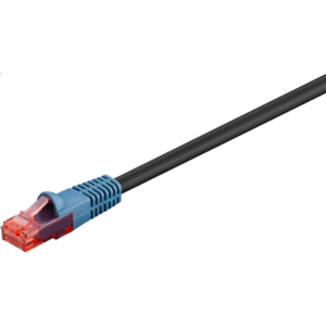CAT 6 Outdoor-patch cable U/UTP | 94389 | Prewired, unshielded LAN cable with RJ45 plugs for connecting network components; Double-layer polyethylene jacket protects the network cable outdoors and makes it extremely weather-resistant; The outdoor Ethernet cable is ideal for the garden, balcony, camping, building facades and surveillance cameras; High-quality copper-clad aluminium wire (CCA) and gold-plated contacts guarantee an excellent, powerful network connection; Latch protection on the RJ45 connector prevents the latch from snagging or breaking off, helping to provide a reliable internet connection; CAT 6 outdoor cable is suitable for Gigabit Ethernet with speeds of up to 10/100/1000 Mbit/s | Black | 15 m - Image 2