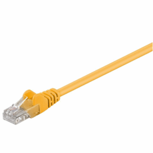 Goobay | CAT 5e patch cable, U/UTP | 95556 | Yellow RJ45 male (8P8C) | RJ45 male (8P8C) - Image 2