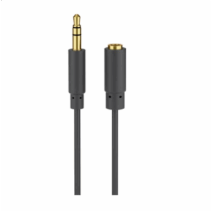 Goobay | Headphone and audio AUX extension cable; 3.5 mm; 3-pin; slim | 97122 - Image 2