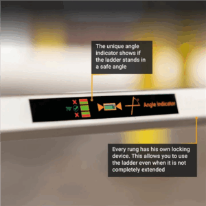 Batavia B.V. | Giraffe PRO Teleskopinės kopėčios 3.81 m - Image 9