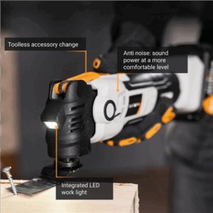 Batavia B.V. | 18V Cordless Anti-Vibration Multitool - Without Battery and Charger - Image 3