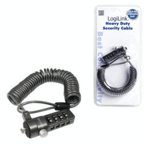 Logilink NBS004, Notebook Coil Cable Lock, black - Image 8