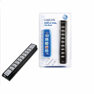 Logilink | USB 2.0 Hub-10 port whit power adapter - Image 5
