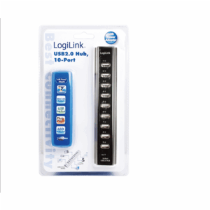 Logilink | USB 2.0 Hub-10 port whit power adapter - Image 6