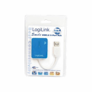Logilink | USB 2.0 Hub 4-Port, Smile, Blue - Image 7