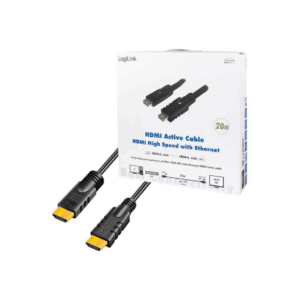 Logilink, CHA0020, 20m, Active, HDMI cable, type A male, - HDMI type A male, black. | Logilink | HDMI to HDMI | 20 m - Image 8