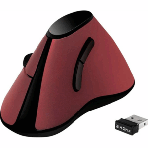 Logilink | Ergonomic Vertical Pelė | ID0159 | Optical | Wireless | Red - Image 5