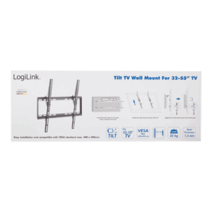 Logilink BP0037 TV Wall mount, 32"-55", tilt, small | Logilink | BP0037 TV Wall mount, 32"-55", tilt, small | 32–55 " | Maximum weight (capacity) 35 kg - Image 6