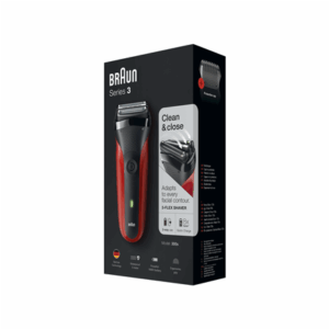 Braun | Series 3 Shaver | 300s | NiMH | Red - Image 2