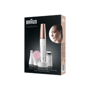 Braun Epilator with accessories | SE912 FaceSpa Pro | Number of power levels 1 | Wet & Dry | White - Image 9