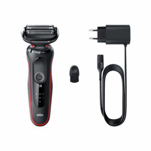 Braun | Shaver | 51-R1000s | Operating time (max) 50 min | Wet & Dry | Black/Red - Image 5
