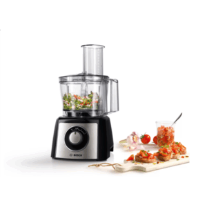 Bosch | Food Processor | MCM3401M | 800 W | Number of speeds 2 | Bowl capacity 2.3 L | Blender | Meat mincer | Black/Stainless steel - Image 2
