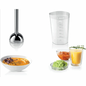 Bosch | Hand Blender | MSM2610B CleverMixx | Hand Blender | 600 W | Number of speeds 1 | Black/Grey - Image 4