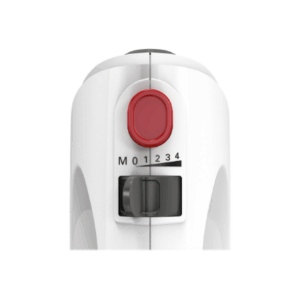 Bosch | Hand Mixer | MFQ22100 CleverMixx | Hand Mixer | 375 W | Number of speeds 4 | Turbo mode | White/Dark Grey - Image 9