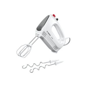 Bosch | Hand Mixer | MFQ22100 CleverMixx | Hand Mixer | 375 W | Number of speeds 4 | Turbo mode | White/Dark Grey - Image 7