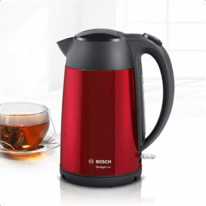 Bosch | Virdulys | DesignLine TWK3P424 | Electric | 2400 W | 1.7 L | Stainless steel | 360° rotational base | Red - Image 4