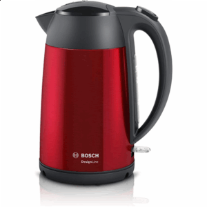 Bosch | Virdulys | DesignLine TWK3P424 | Electric | 2400 W | 1.7 L | Stainless steel | 360° rotational base | Red - Image 6