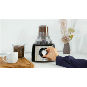 Bosch | Food Processor MultiTalent 3 Plus | MCM3PM386 | 900 W | Number of speeds 2 | Bowl capacity 2.3 L | Black/Stainless steel - Image 5