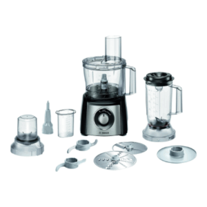 Bosch | Food Processor MultiTalent 3 Plus | MCM3PM386 | 900 W | Number of speeds 2 | Bowl capacity 2.3 L | Black/Stainless steel - Image 7