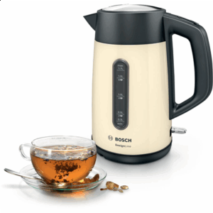 Bosch | Kettle | TWK4P437 | Electric | 2400 W | 1.7 L | Stainless steel | Beige - Image 2