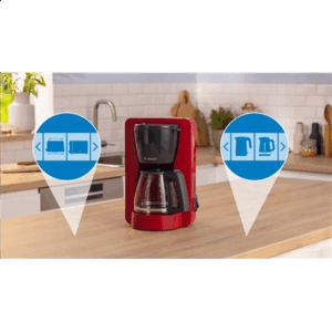 Bosch Coffee Maker | TKA2M114 MyMoment | Drip | 1200 W | Red - Image 4