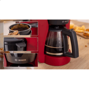 Bosch Coffee Maker | TKA2M114 MyMoment | Drip | 1200 W | Red - Image 5