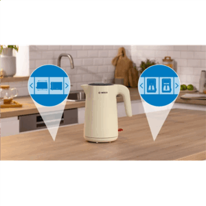 Bosch | Virdulys | TWK2M167 MyMoment | Electric | 2400 W | 1.7 L | Plastic | Beige - Image 3