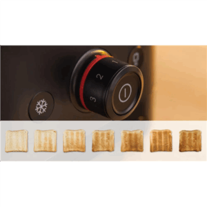 Bosch Compact Toaster | TAT3M123 MyMoment | Power 950 W | Number of slots 2 | Housing material Plastic | Black - Image 6
