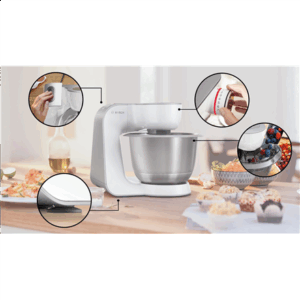 Bosch | Kitchen Machine | MUM58200 | 1000 W | Number of speeds 7 | Bowl capacity 3.9 L | White - Image 3