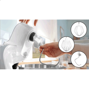 Bosch | Kitchen Machine | MUM58200 | 1000 W | Number of speeds 7 | Bowl capacity 3.9 L | White - Image 4