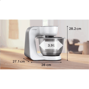 Bosch | Kitchen Machine | MUM58200 | 1000 W | Number of speeds 7 | Bowl capacity 3.9 L | White - Image 5