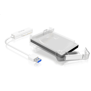 Raidsonic | ICY BOX | Adapter cable with protective a cover for 2.5" SATA hard disks to USB 3.0, blue Access LED | SATA | USB 3.0 | 2.5" - Image 2