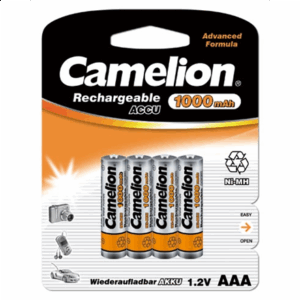 Camelion | AAA/HR03 | 1000 mAh | Rechargeable Batteries Ni-MH | 4 pc(s) - Image 2
