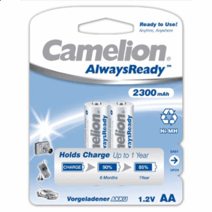 Camelion | AA/HR6 | 2300 mAh | AlwaysReady Rechargeable Batteries Ni-MH | 2 pc(s) - Image 4
