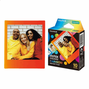 Fujifilm | Instax Square Rainbow (10) Instant Film | 72 x 86 mm | 2.4 x 2.4" Image Area; 3.4 x 2.8" Print Size | Quantity 10 - Image 2