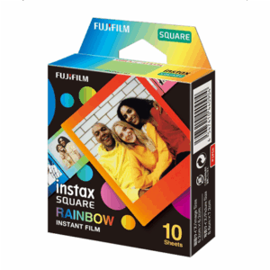 Fujifilm | Instax Square Rainbow (10) Instant Film | 72 x 86 mm | 2.4 x 2.4" Image Area; 3.4 x 2.8" Print Size | Quantity 10 - Image 5
