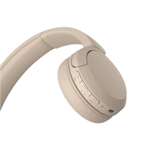 Sony | Wireless Headphones | WH-CH520 | Wireless | On-Ear | Microphone | Beige | Noise canceling | Wireless - Image 5