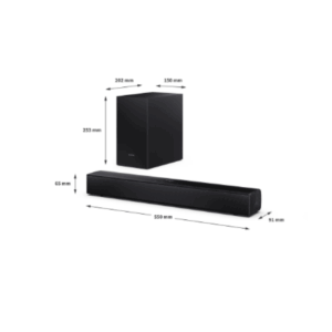 Sharp Compact 2.1 Soundbar with Wireless Subwoofer | HT-SBW121 | 240 W | Bluetooth | Black | Wireless connection - Image 14